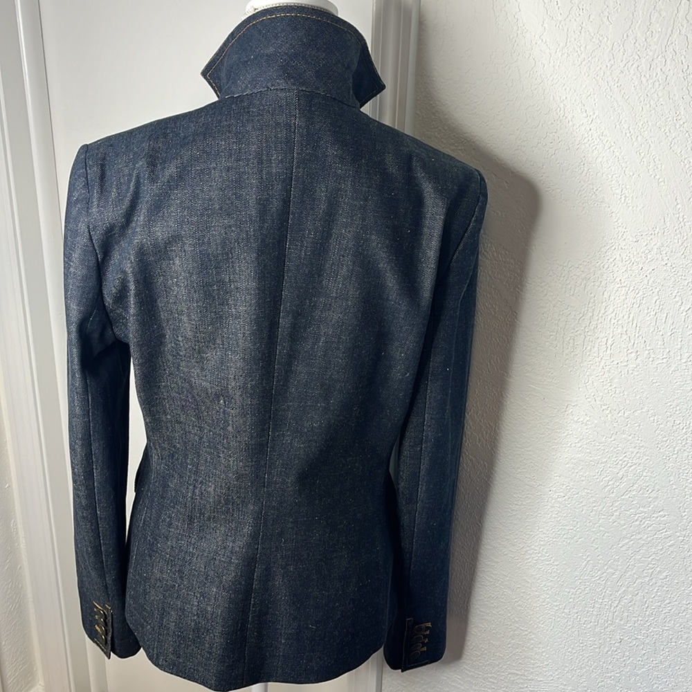 DOLCE & GABBANA VINTAGE 2 piece DENIM SUIT - Picture 6 of 14